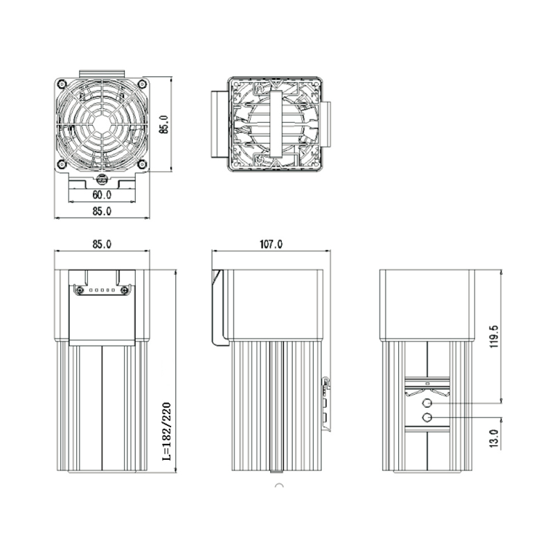 緊湊型風(fēng)扇加熱器RHGL 046